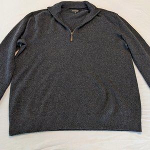 Banana Republic Italian Merino Half-Zip Sweater - XLT - Like New